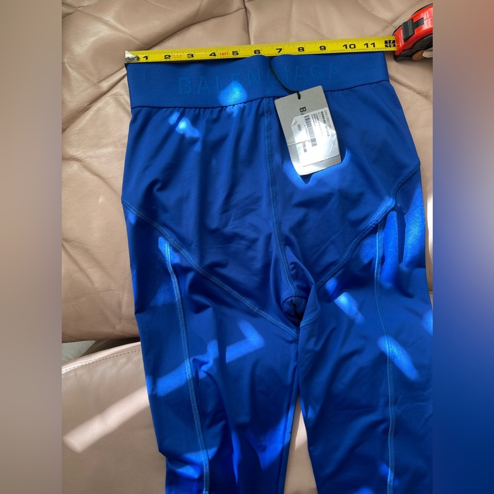 Balenciaga athletic set - leggings and top- size small- electric blue - … - Picture 2 of 13
